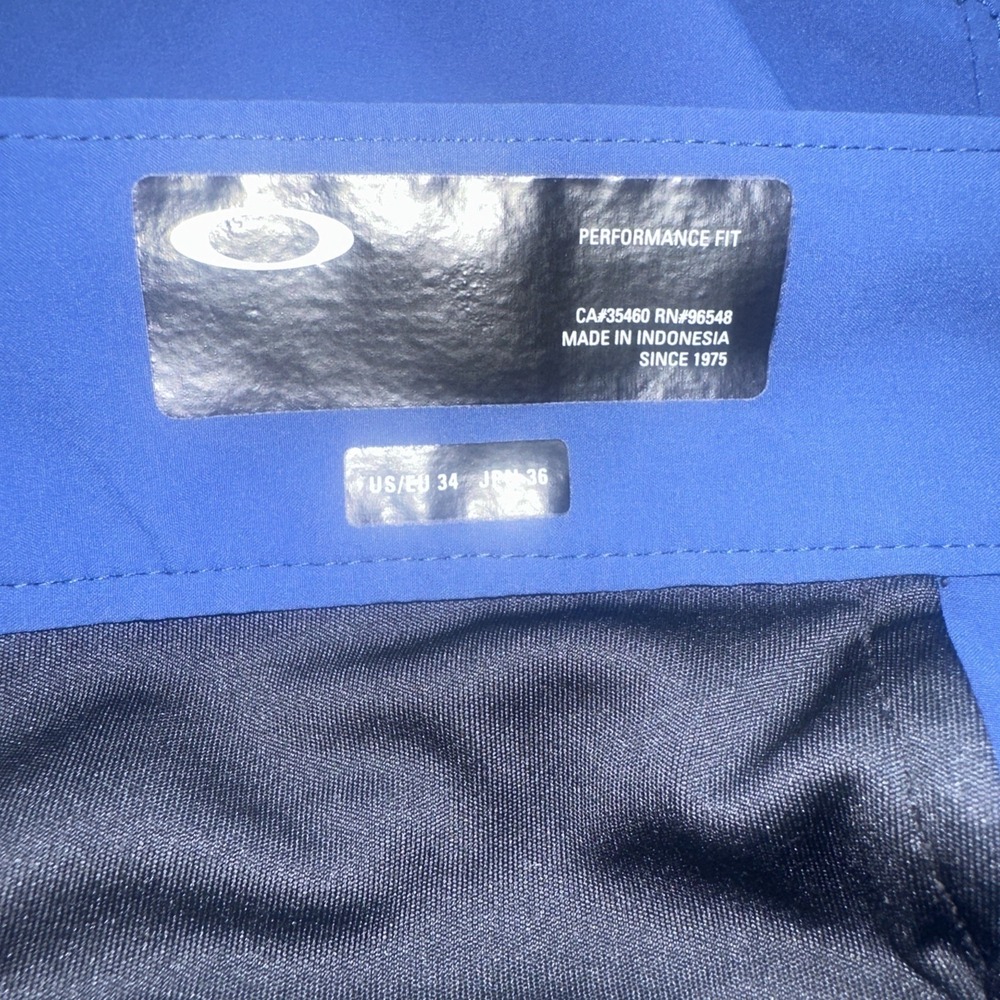 Oakley Performance Fit Tech Joggers Mens Size 34 Stretch Fabric Tapered Leg - Picture 4 of 7